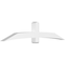 Ekena Millwork Bellingham Architectural Grade PVC Gable Bracket, 96"W x 20"H x 6"D x 6"F, 5/12 Pitch GBP096X20X0606BEL00 - alternate 1